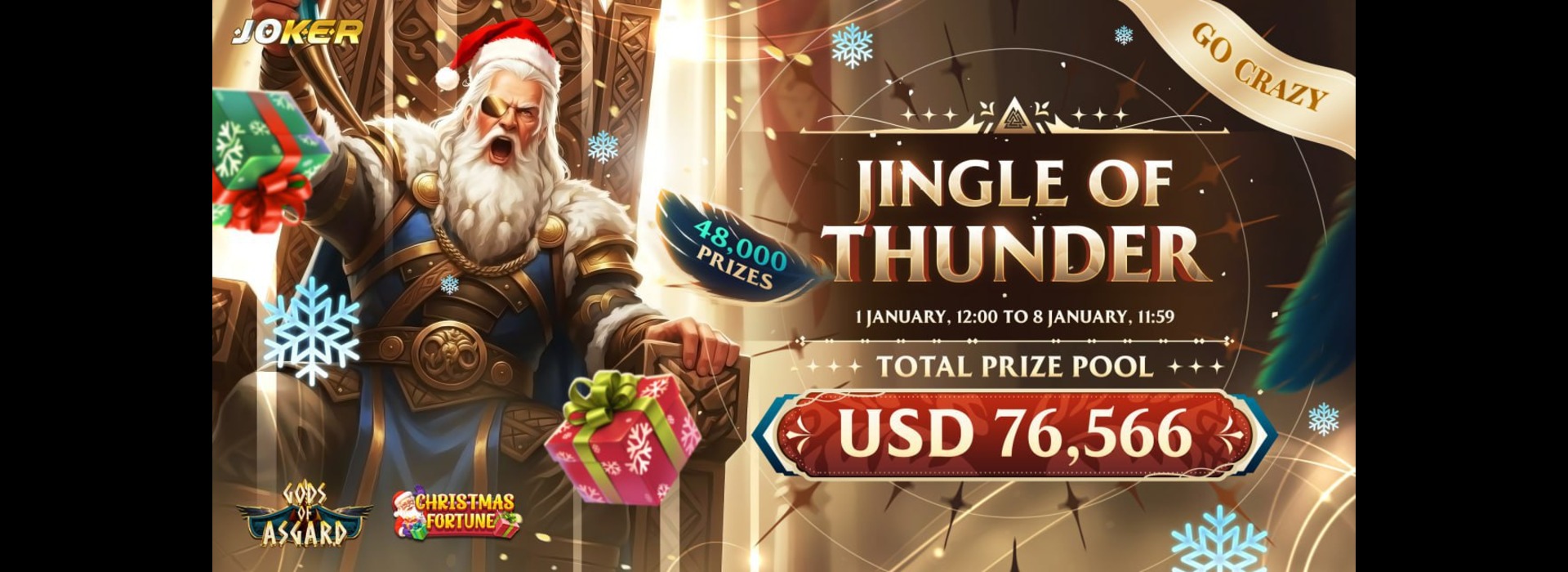 Jingle of Thunder: Joker Go-Crazy Competition